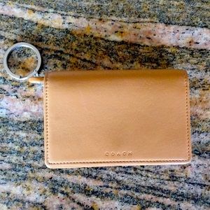 Coach Tan Leather Wallet